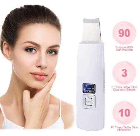 Ultrasonic Skin Scrubber Face Cleanser Blackhead